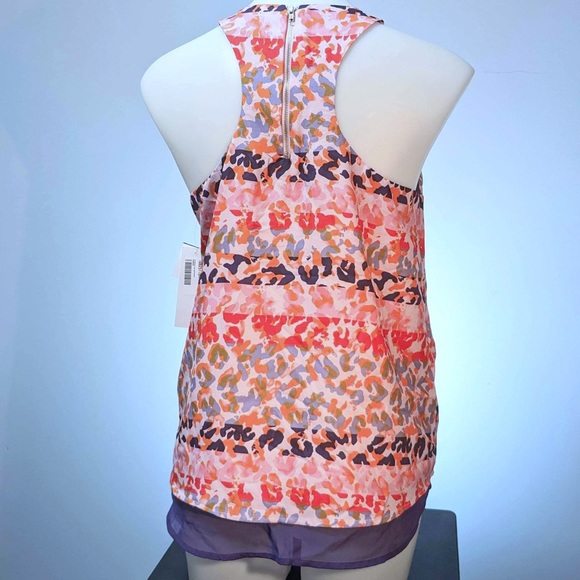 NWT Q & A ANIMAL PRINT RACER BACK CASUAL TOP - medium - Picture 5 of 7